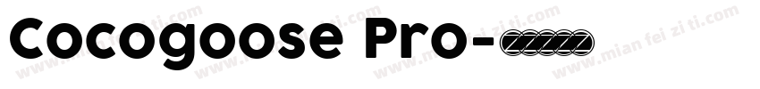 Cocogoose Pro字体转换